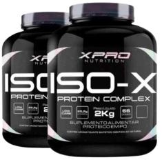 Combo 2x Whey Iso-x Isolado Low Carb Xpro Nutrition - Pote 2 Kilos, Ba