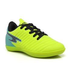Chuteira Futsal Salão Infantil - Rayve , Limão, 33