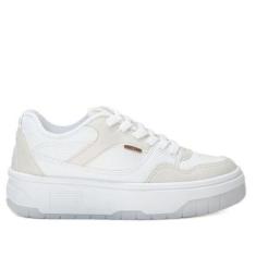 TÊNIS DE AMARRAR ESTRUTURADO BRANCO E NUDE C 30533 0001 0005 ANACAPRI-Feminino