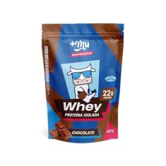 +Mu Whey Isolado Sabor Chocolate 22g Proteína - Refil 900g