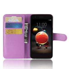 Capa para LG LV3 2018 Capa flip carteira de couro para LG LV3 2018 capa de proteção de telefone A capa com design de slot para cartão