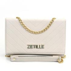 Bolsa Zetille Festa Transversal Clutch Bordado Clean Feminina-Feminino