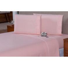 Lençol Queen 3 Pçs Ponto Palito Percal 180 Fios - Rafaloro Enxovais, R