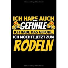 Notizbuch liniert: Rodeln Geschenke lustiger Spruch Rodeln