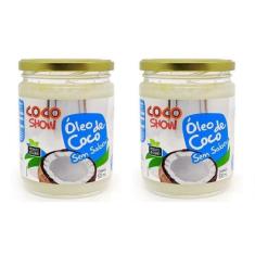 Kit 2uni Óleo de Coco sem sabor Coco Show 500ml - Copra