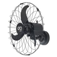Ventilador De Parede Goar 60cm Preto Bivolt | Oscilante