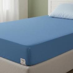 Lençol Solteiro Avulso Elástico 0,88m x 1,88m x 0,20m Várias Cores - R