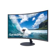 Monitor Curvo Samsung 32" Fhd, Com Speaker Embutido, Hdmi, Display Port, Vga, 75hz,freesync, Preto, Série T550