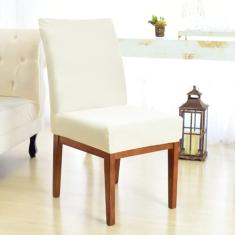 Kit 6 Capas para Cadeira Sala De Jantar Creme