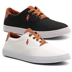 Kit 2 pares Tenis Masculino Sapatenis Polo Up