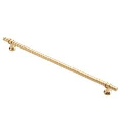 Liga de zinco preto ouro porta alças armário de cozinha puxadores de gaveta sólida moda móveis lidar com ferragem, cobre ouro 320mm