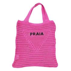 Bolsa Feminina Crochê Moda Praia Diversas Cores - A.Cat, Rosa, Único