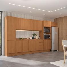 Cozinha Completa 7 Peças com Tampo para Cozinha Canela