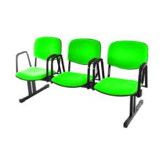 Cadeira em longarina para Auditórios Linha Hotel Verde