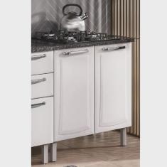 Balcão em Aço para Cooktop 5 Bocas 2 Portas Tarsila Itatiaia