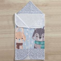 Toalha De Banho Tematica Para Bebe Com Capuz - Miguel Baby, Friend flo