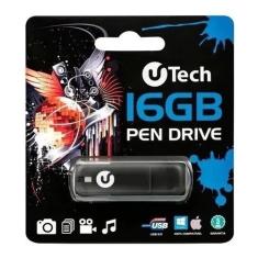 Pen Drive 16gb USB Memória U-Tech PD16 Promoção