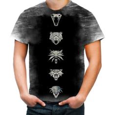 Camisa Camiseta Personalizada The Witcher Geralt De Rívia 3 - Estilo K