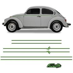 Kit Faixa Fusca Itamar Lateral + Emblema Traseiro Resinado - SPORTINOX