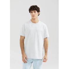 Camiseta Básica Masculina Comfort Super Cotton - Hering, XG, Mescla