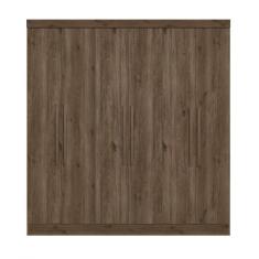 Guarda Roupa Luna 6 Portas 3 gavetas 2,22m Ebano Toq Rustico - Qmovi