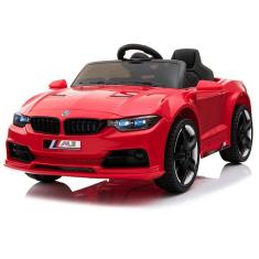 Carrinho Elétrico Infantil Mini Bmw M3 Luxo Vermelha 12V