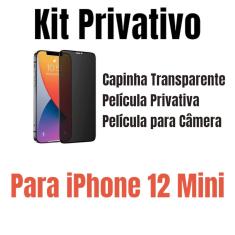 Capa + Película Privativa + Película Câmera Para Iphone 12
