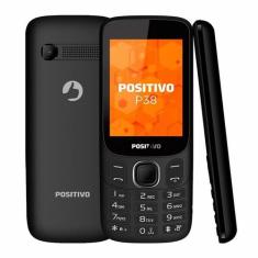 Celular Simples Dual Chip 3G Positivo P38 Preto Bluetooth