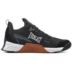 Tênis Everlast Jump 5 Low Uni Preto / Azul-Unissex