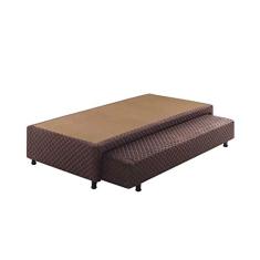 Base para Cama Box Solteiro com Cama Auxiliar de Molas Ecoflex - 88x188