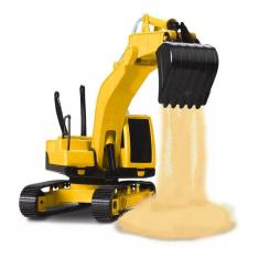 Escavadeira Hidráulica Still Brinquedo Premium Alavancas