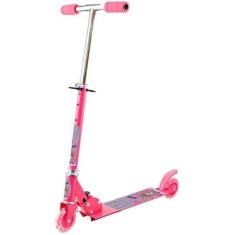 Patinete Metal 2 Rodas Brinquedo Infantil Dobrável Ajustável - Casaria