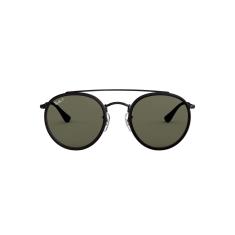 Óculos de Sol Ray-Ban Polarizado 0RB3647N 002/58 Tam 51 / Preto - Lentes Verde