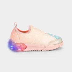 Tênis Infantil de Luz Bibi Space Rosa de Sereia-Feminino