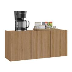 Balcão De Cozinha Suspenso 3 Portas Multimóveis Mp2166 Rustic Rustic