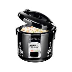 Panela Elétrica Mondial Fast Rice 5 Premium NPE-08-5X 127V, Preto, 110