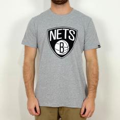 Camiseta New Era Basic Logo Brooklyn Nets Nba