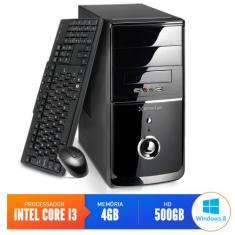 Computador Smart Pc 80174 Intel Core i3 (4GB HD 500GB) Windows 8, UNIC