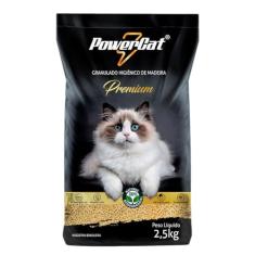 Granulado Higiênico de Madeira PowerCat Premium 2,5kg