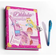 Livro - Diário secreto com caneta mágica (Capa rosa)