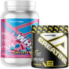 Tasty Whey Isolado Hidro Chiclete 900g + Creatina Adaptogen