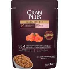 Ração Úmida GranPlus Gourmet Cães Adultos Salmão 100 g - Gran Plus - A
