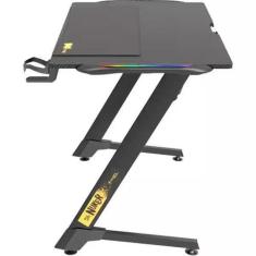 Mesa Gamer Nuker MG001  Fiber Carbono 10060 cm, RGB, Mousepad Incluso,