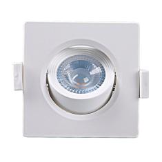 Spot De Led Embutir Alltop Mr16 Quadrado 5W Bivolt Taschibra 4000K Branco Neutro