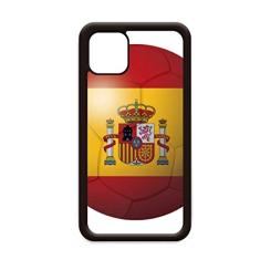 Capa de futebol com bandeira nacional da Espanha para iPhone 12 Pro Max para Apple Mini Mobile Case Shell