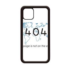 Capa Programmer 404 Error Page Not On Earth para iPhone 12 Pro Max para Apple Mini Mobile Case Shell