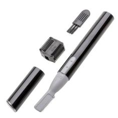 Navalha Mini Aparador De Pelos Eletrica Sobrancelhas Caneta Preta