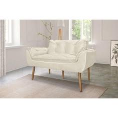 Namoradeira Decorativa Opala Suede - me, bege