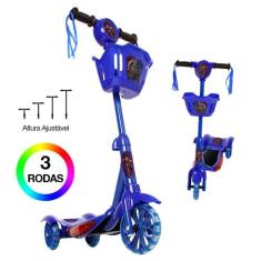 Brinquedo Patinete Infantil Vingadores 3 Rodas c Luz E Som. - Zein