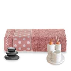 Toalha de Banho Petit Poá 100% Algodão Máxima Absorção - Bia Enxovais,